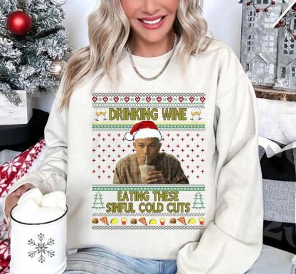 Charlie Hunnam Ed Gein Sweatshirt, Monster Movie Outfit,“Sinful Cold Cuts” Apparel