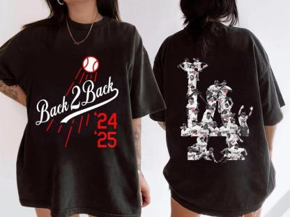Back-to-Back Baseball Champions Apparel - Vintage-Inspired T-Shirt, Hoodie Collection