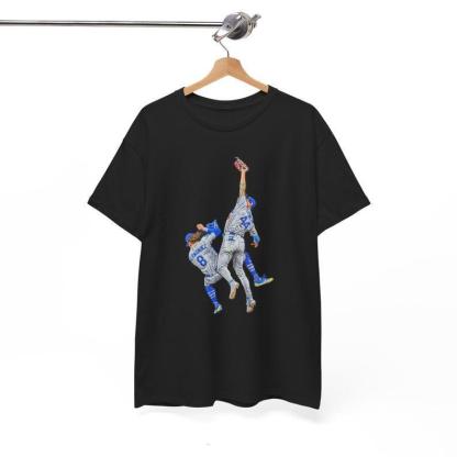 Baseball Double Play Highlight Tee - Retro Athletic Graphic T-Shirt Collection