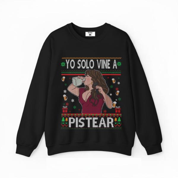 Jenni Rivera “Pistear” Christmas Sweatshirt - Latin Music-Inspired Festive Apparel