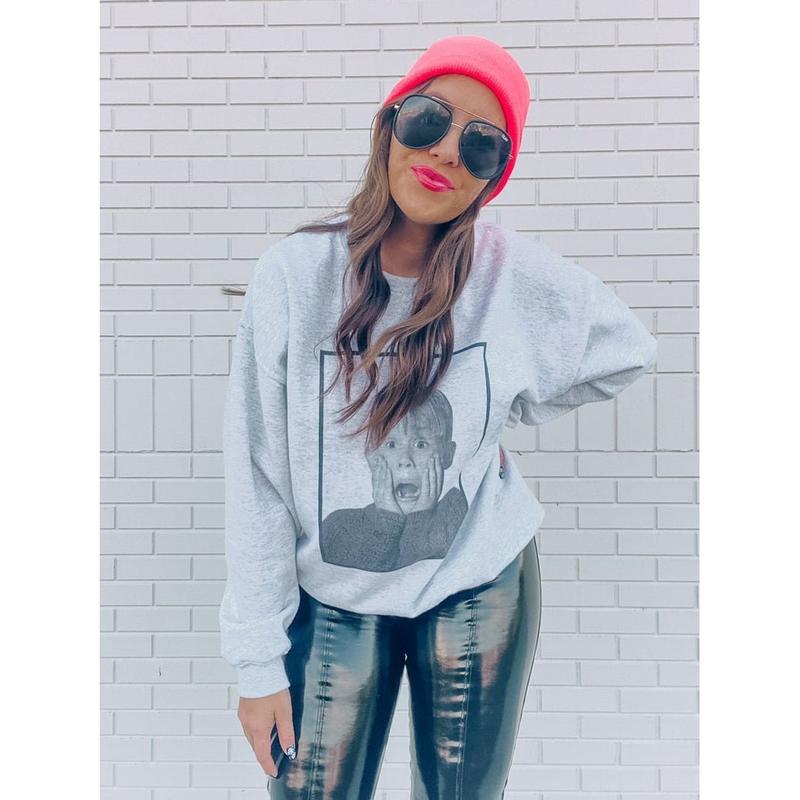 Home Alone Kevin Sweatshirt - Classic Movie Nostalgia Apparel