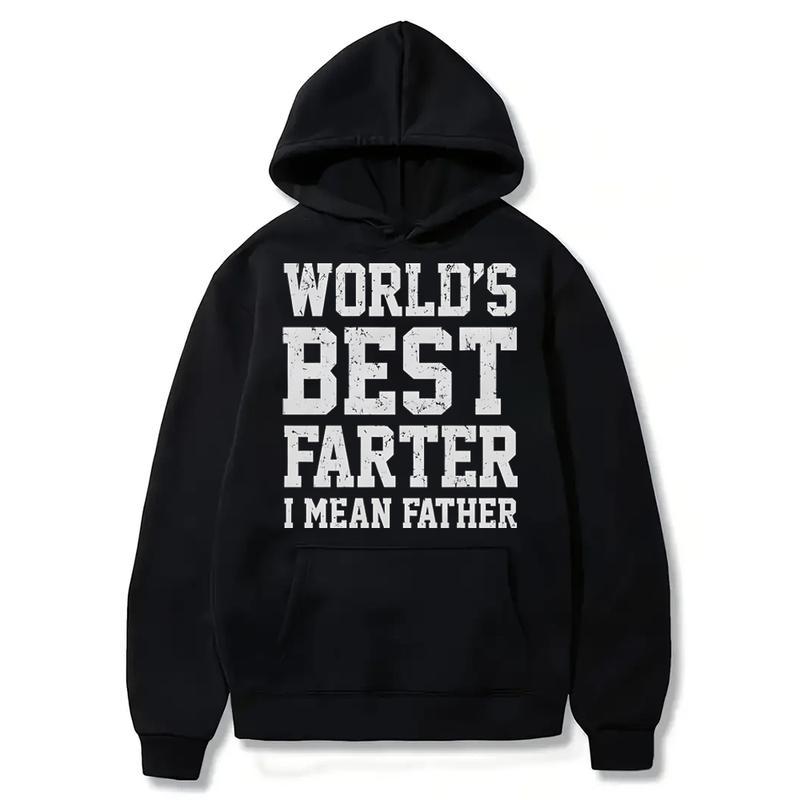 “World’s Best Farter (I Mean Father)” Funny Dad Apparel - Humorous Father’s Day Gift Shirt & Hoodie