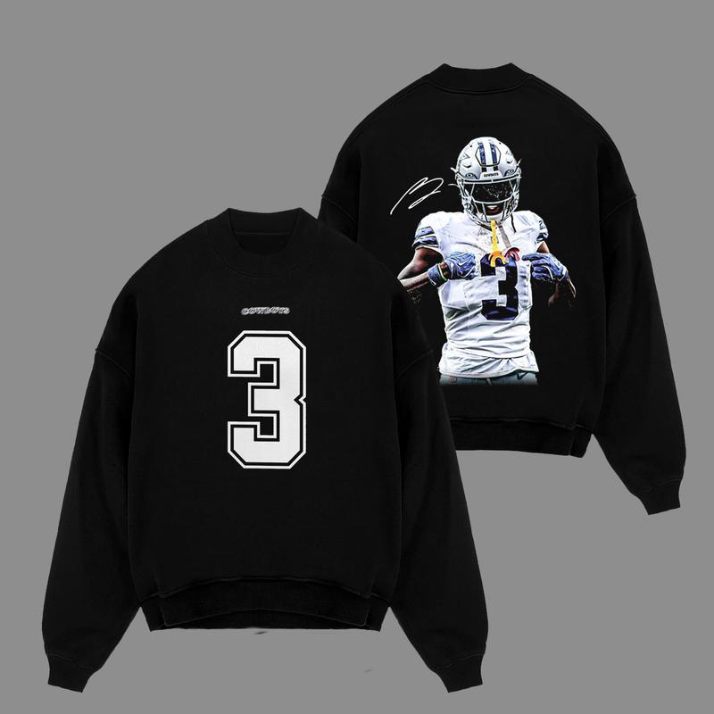 George Pickens #3 Cowboys Game Day Apparel – Hoodie, Sweatshirt & T-Shirt