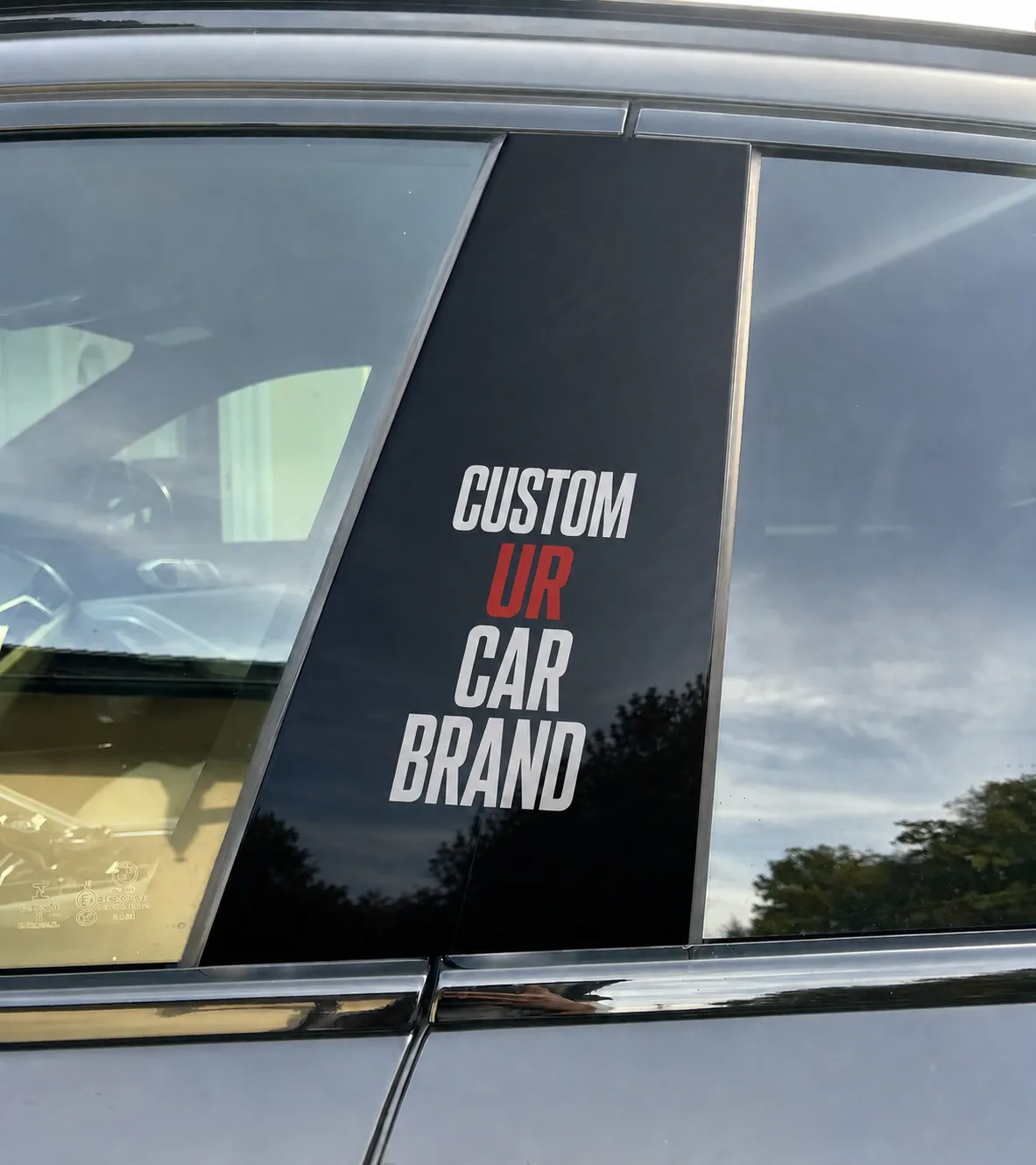 Custom Design Car Pillar Wrap