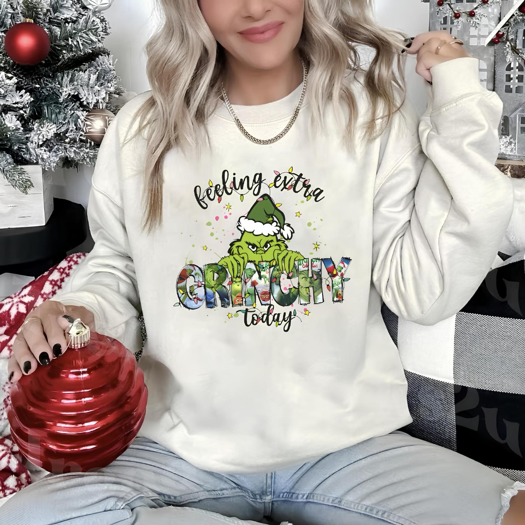 Christmas Movie Character Print Sweatshirt