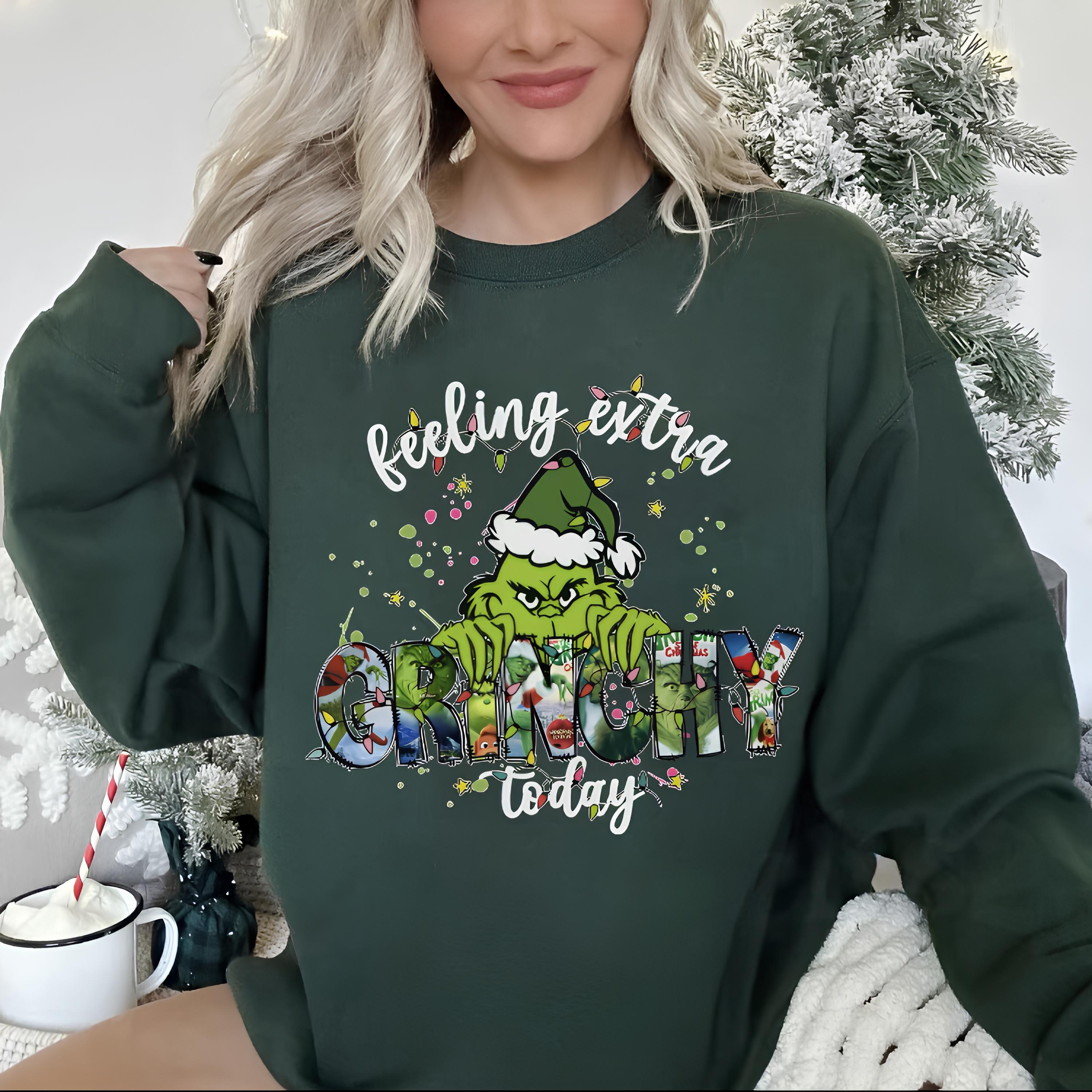 Christmas Movie Character Print Sweatshirt