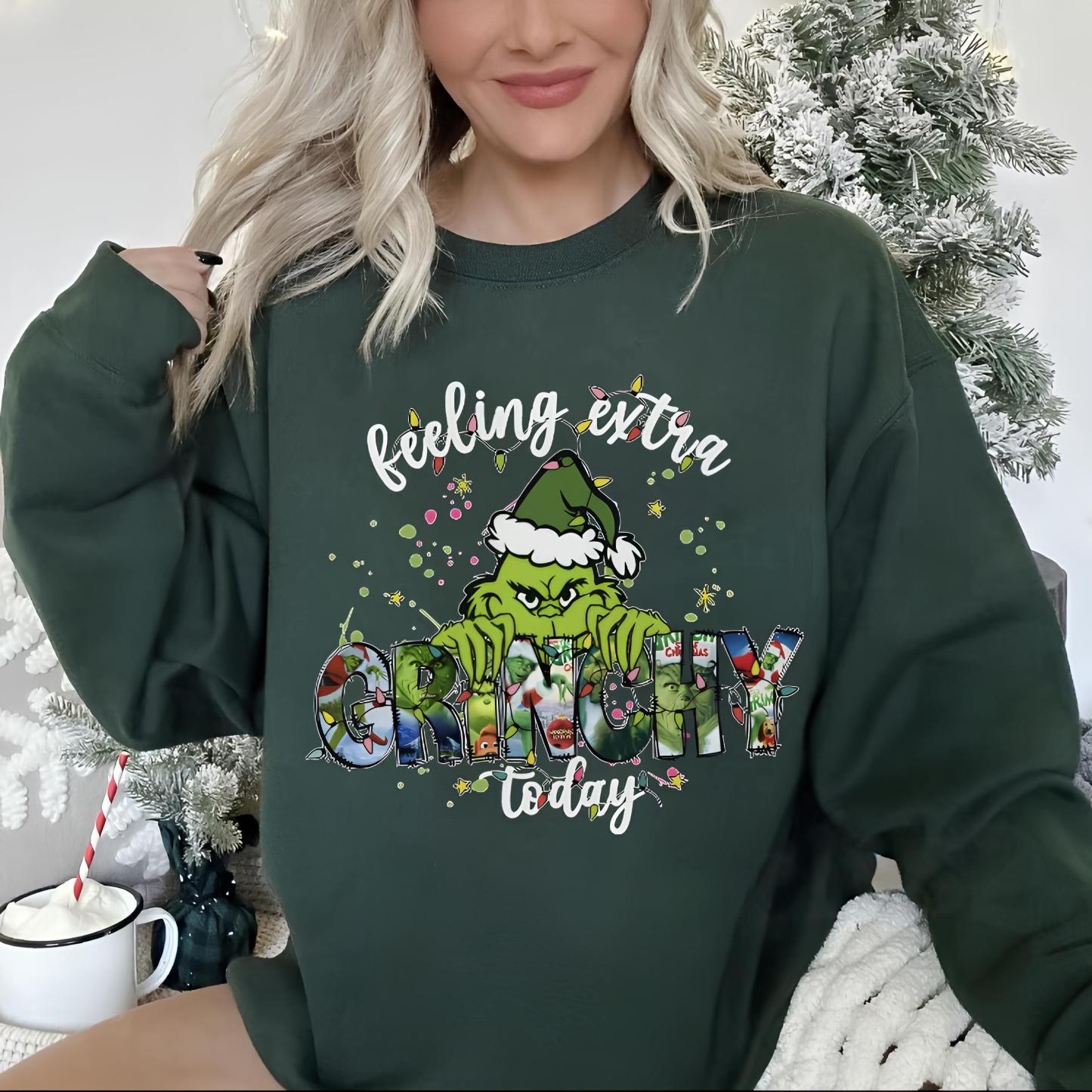Christmas Movie Character Print Sweatshirt