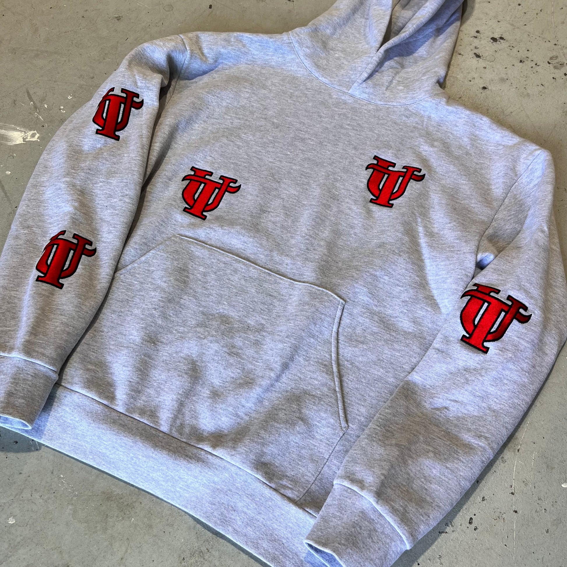 Custom 5 Spot hoodie embroidery - ALL COLLEGE options