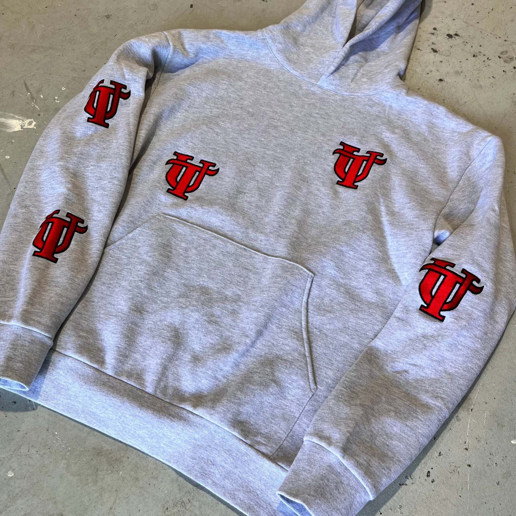 Custom 5 Spot hoodie embroidery - ALL COLLEGE options