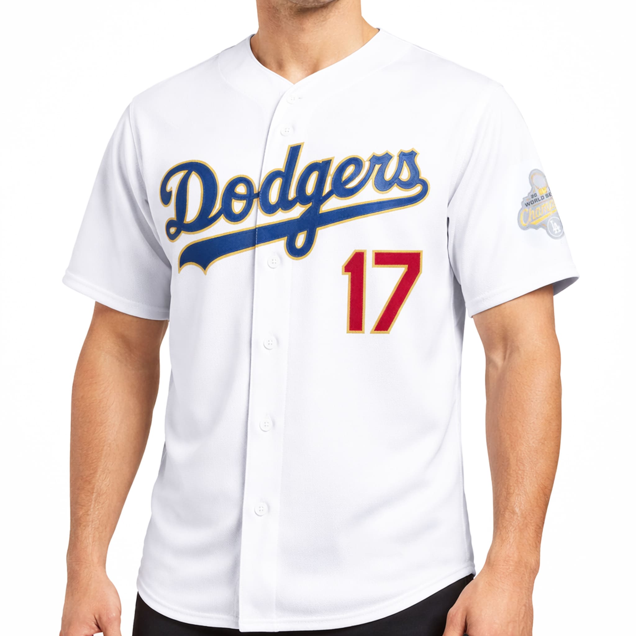 Ohtani #17 Dodgers World Series Champions Gold Edition Jersey