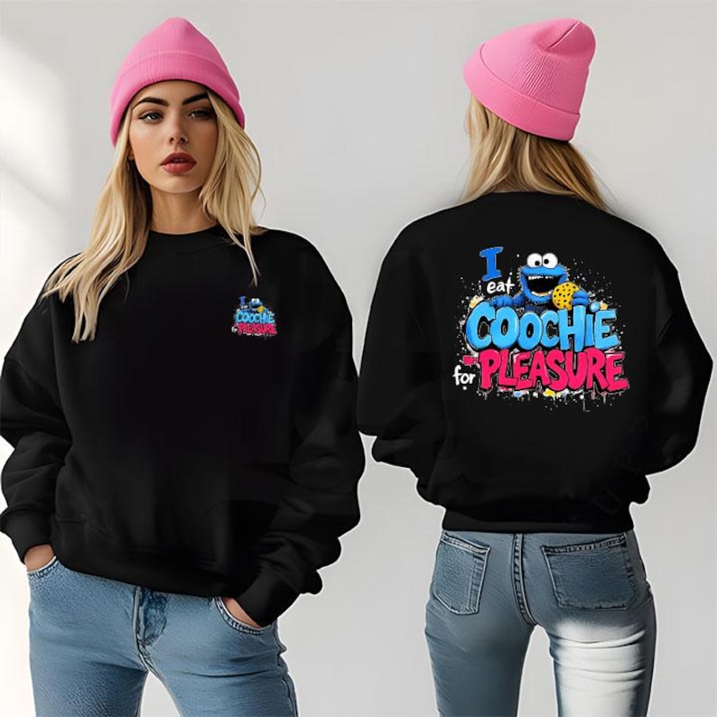 “Playful Rebel” Monster Graphic Sweatshirt