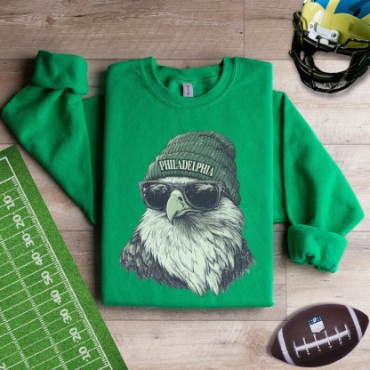 “City NFL Cartoon” Streetwear Crewneck Sweatshirts (Multi - City)