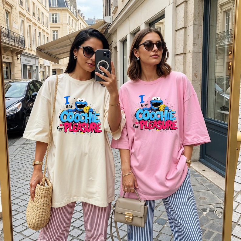 “Chaotic Cookie Monster” Edgy Sarcastic Street Tee