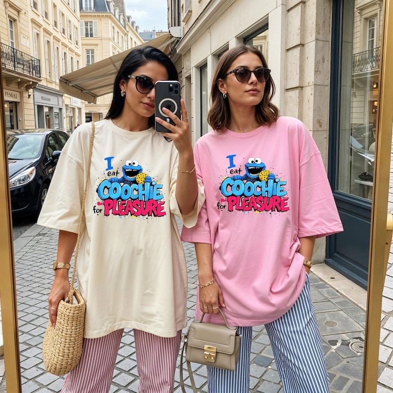 “Chaotic Cookie Monster” Edgy Sarcastic Street Tee