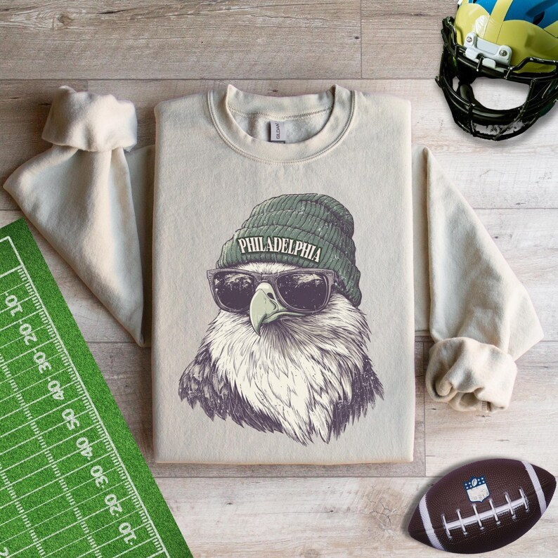 “City NFL Cartoon” Streetwear Crewneck Sweatshirts (Multi - City)