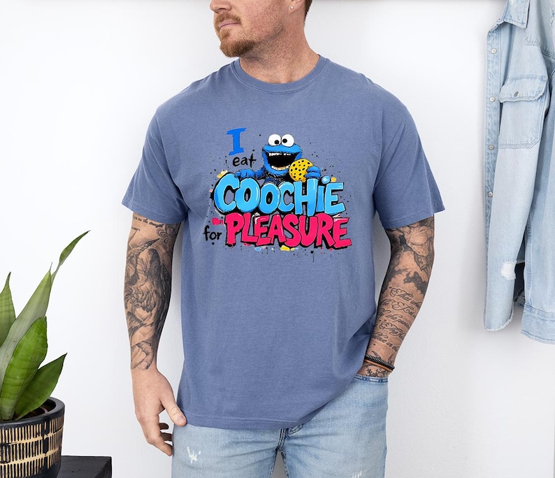 “Chaotic Cookie Monster” Edgy Sarcastic Street Tee