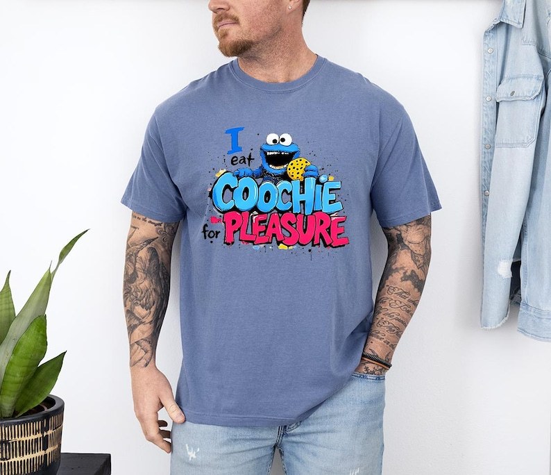 “Chaotic Cookie Monster” Edgy Sarcastic Street Tee
