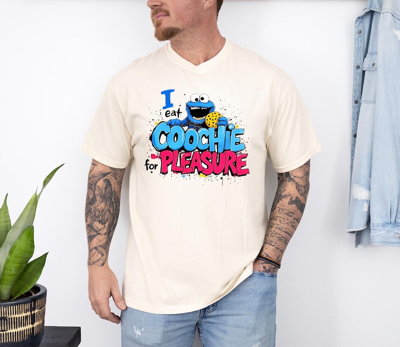 “Chaotic Cookie Monster” Edgy Sarcastic Street Tee