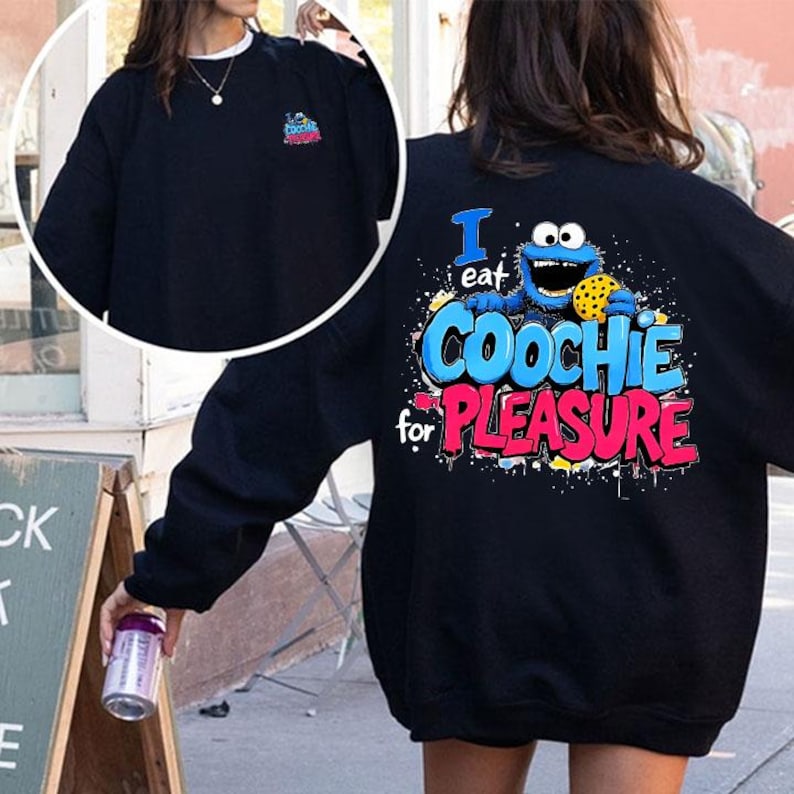 “Playful Rebel” Monster Graphic Sweatshirt