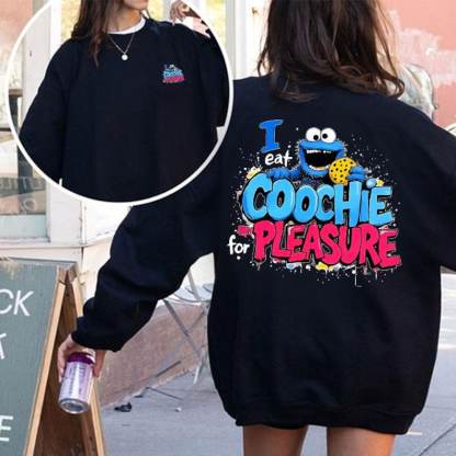 “Playful Rebel” Monster Graphic Sweatshirt