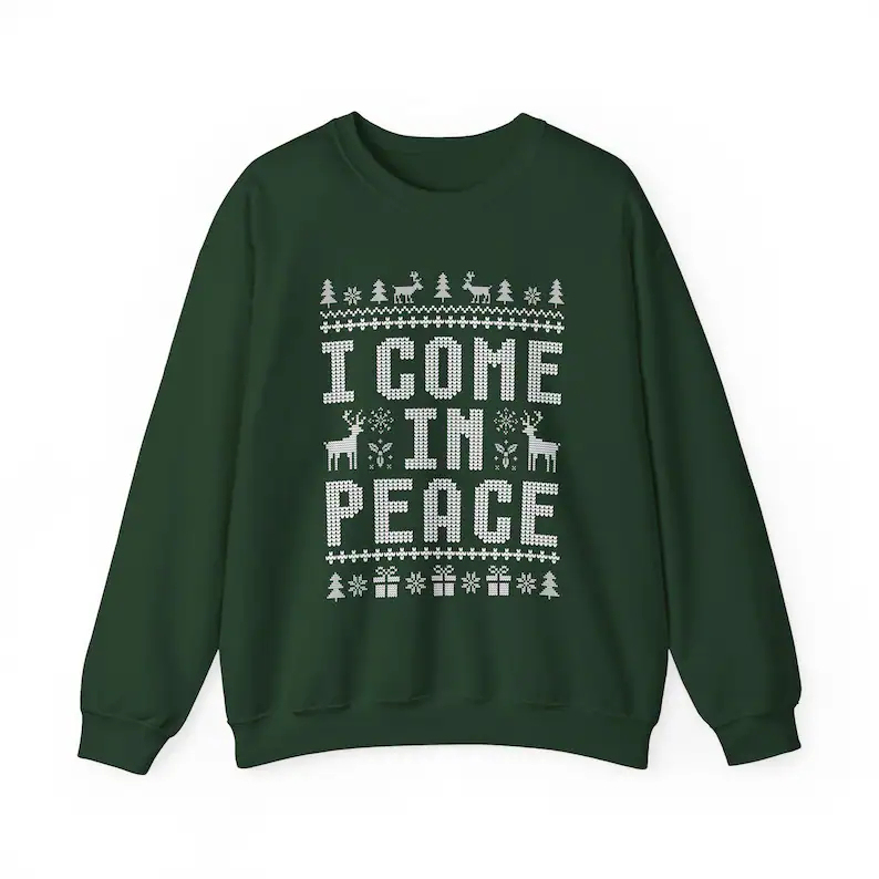 Funny ugly Christmas sweatshirts for couples