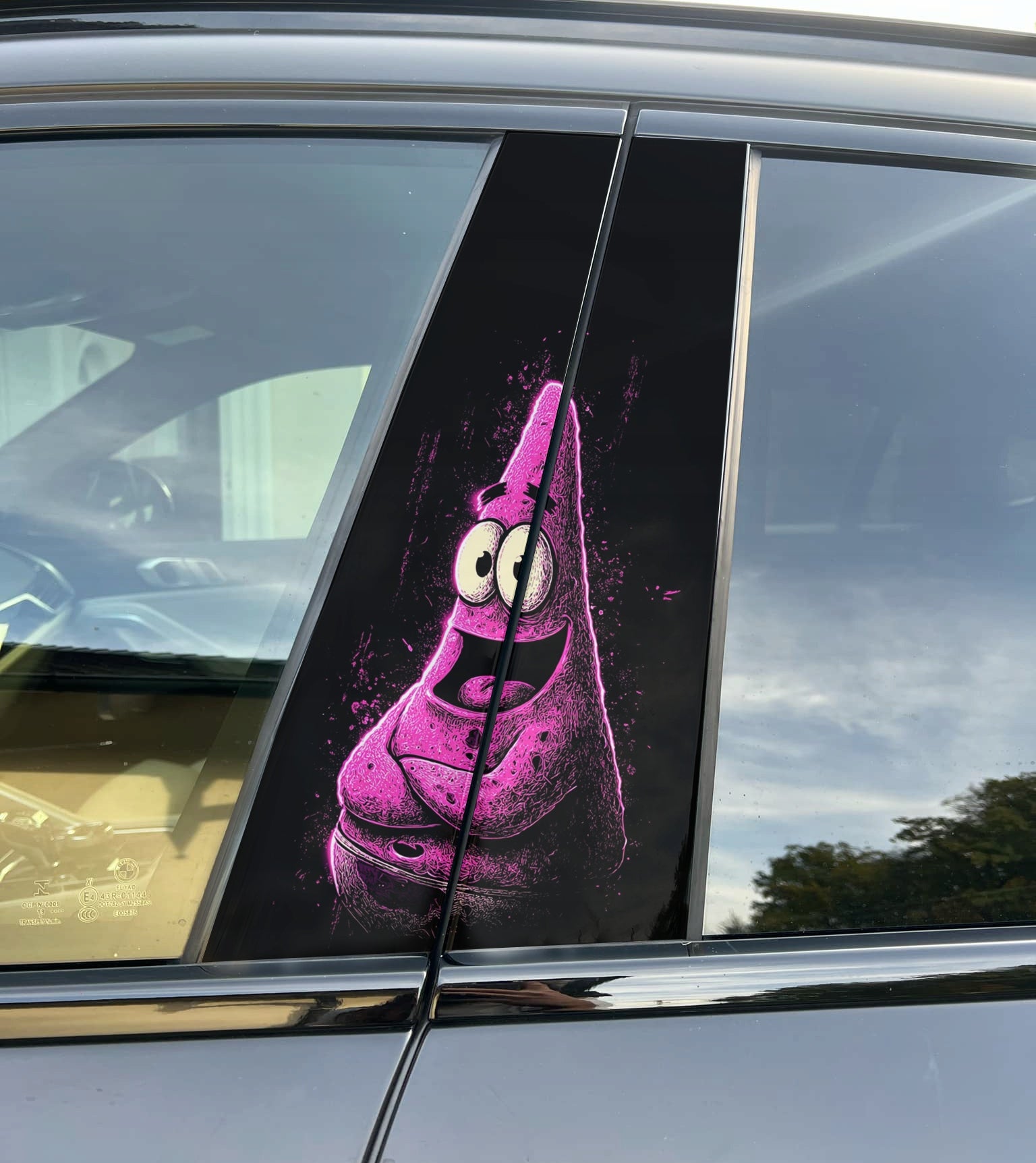 Patrick Car Pillar Wrap Premium Vinyl Pillar Decal Universal Fit