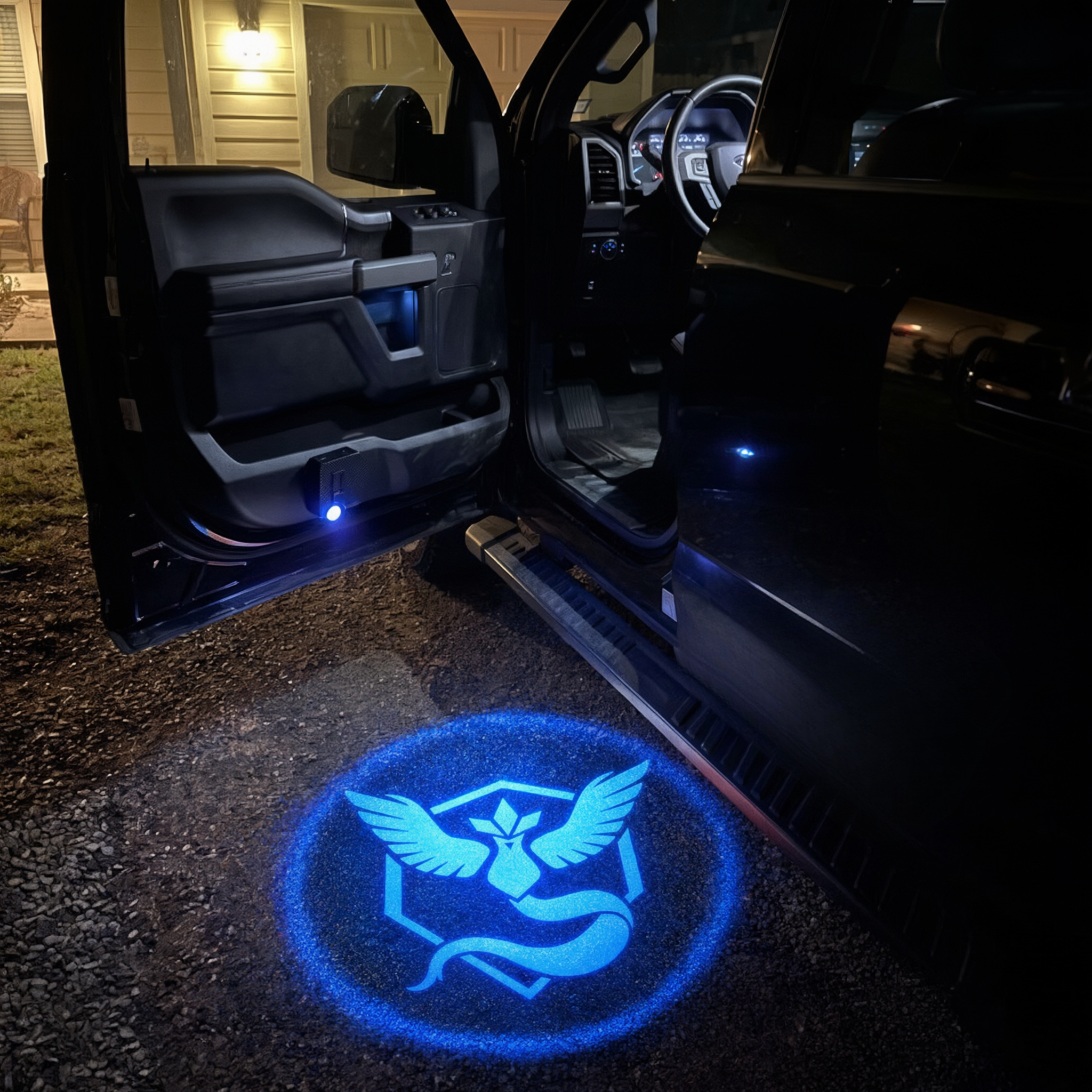 Anime Team LED Car Door Welcome Projector Lights