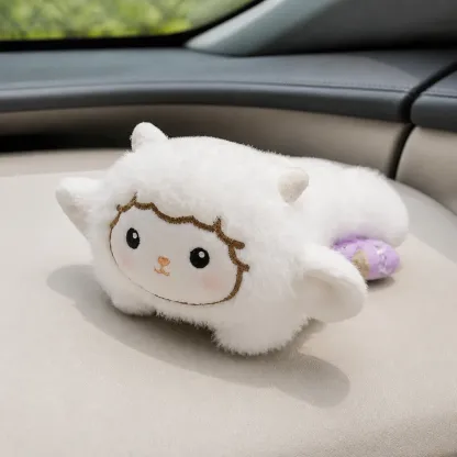 Magnetic Car Plush Sheep