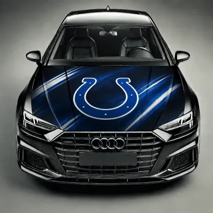 Indianapolis Colts Premium Car Hood Wrap - Universal Fit