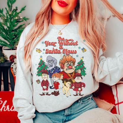 Christmas The Year Without a Santa Claus Cartoon Graphic Sweatshirt & T-Shirt