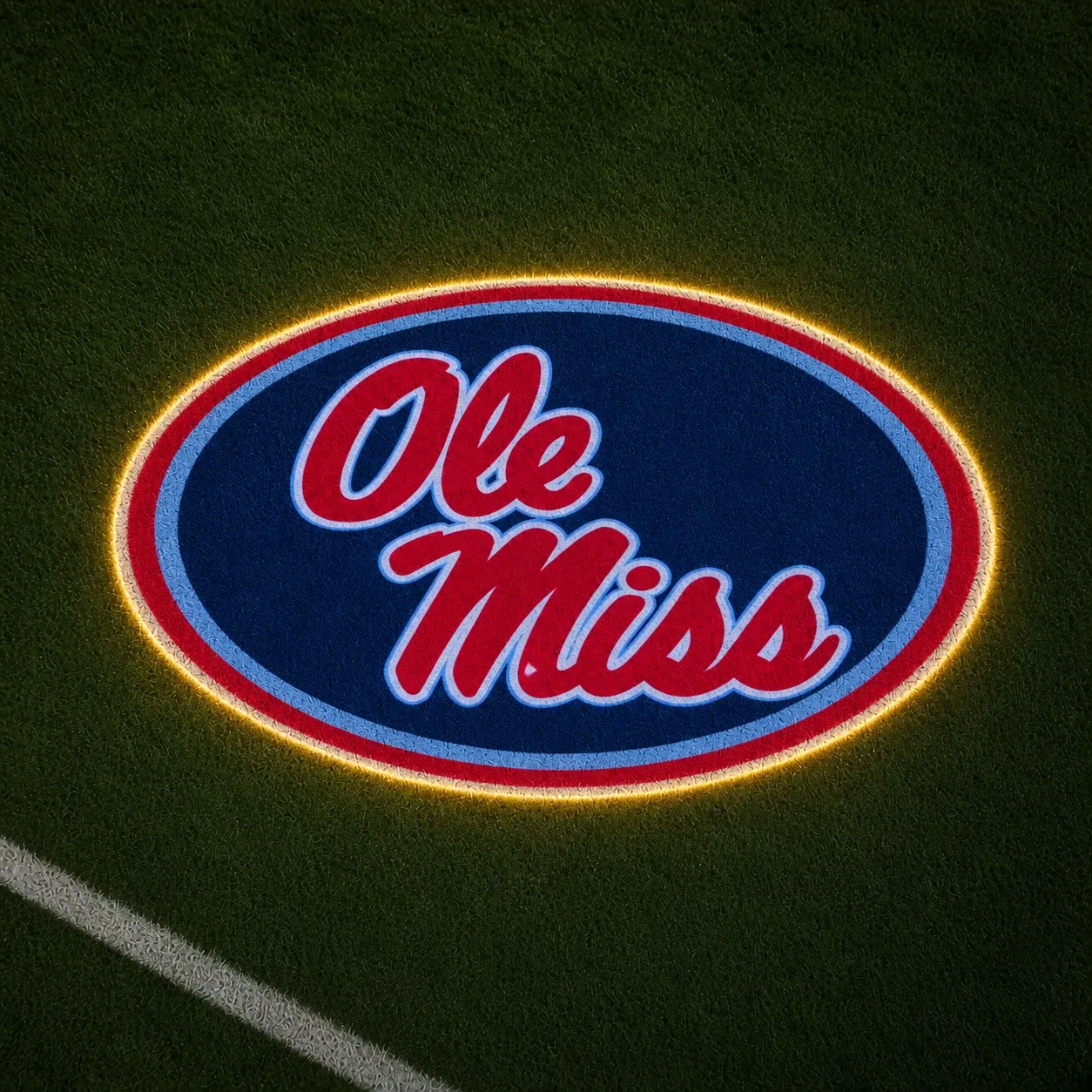 Ole Miss Rebels Football Car Door Projector Light