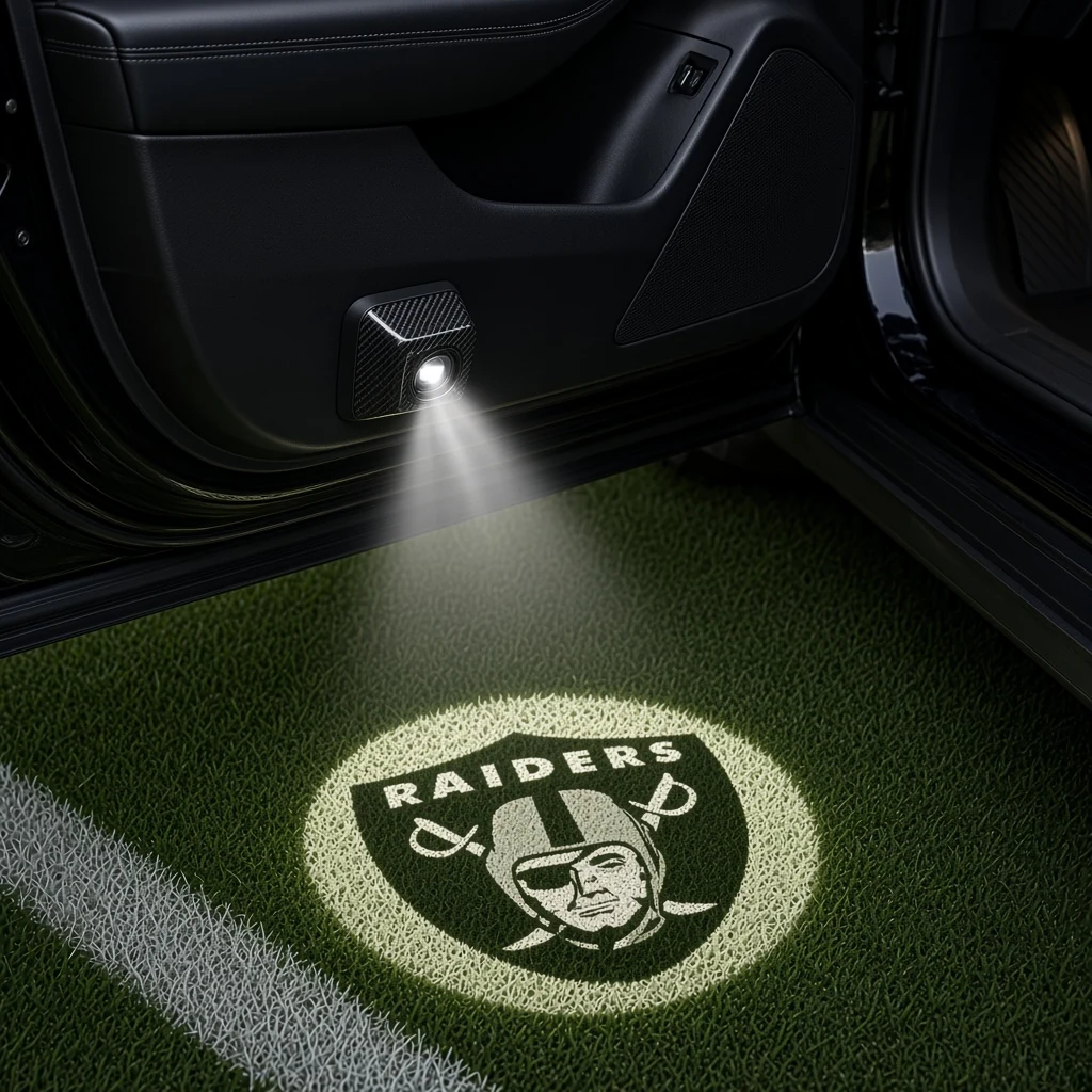 Raiders Football Car Door Projector Light