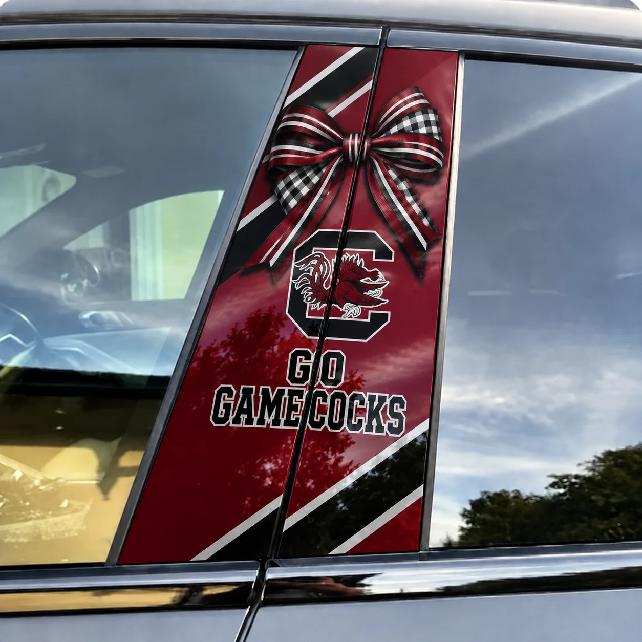 South Carolina Gamecocks Car Pillar Wrap Special - Universal Fit