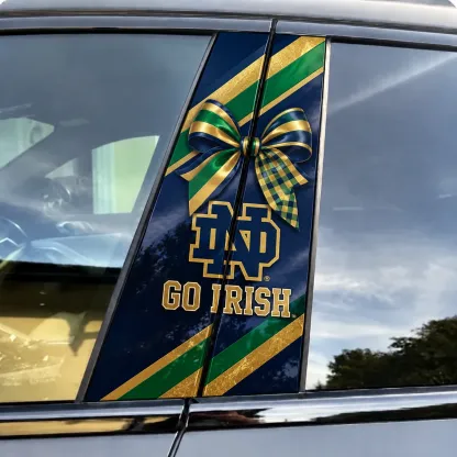 Notre Dame Fighting Irish Car Pillar Wrap Special - Universal Fit