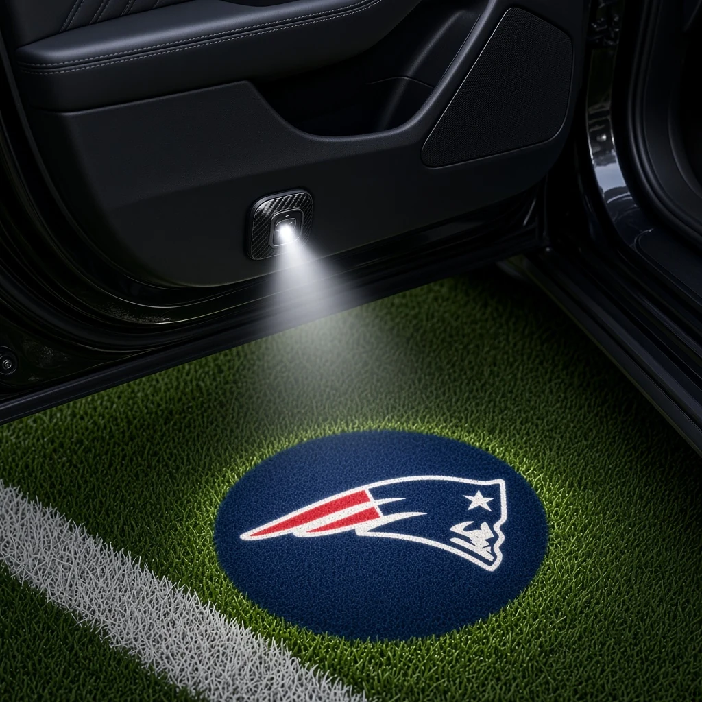 New England Patriots Football Car Door Projector Light