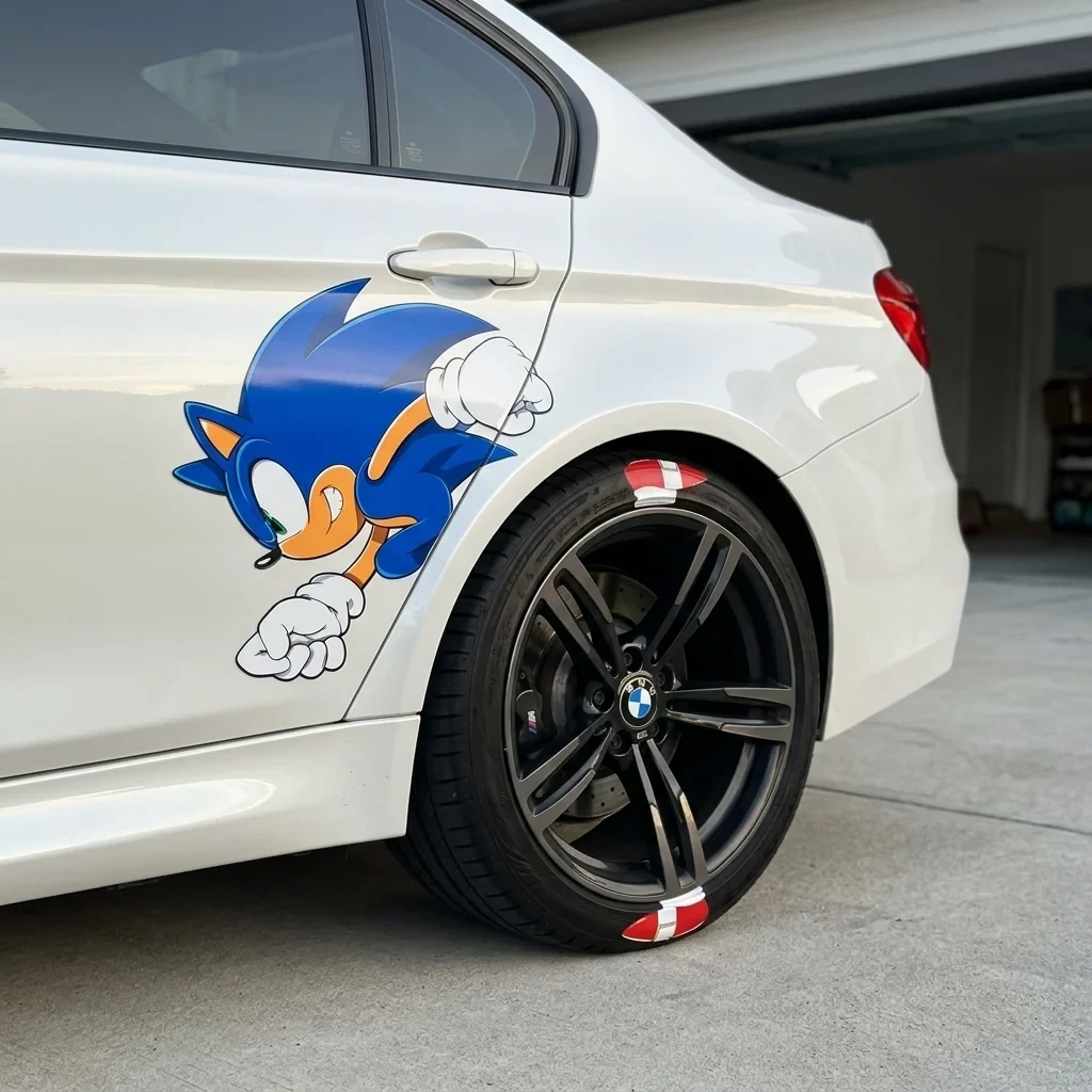 Customer review photo - BMW M3 with Sonic decal