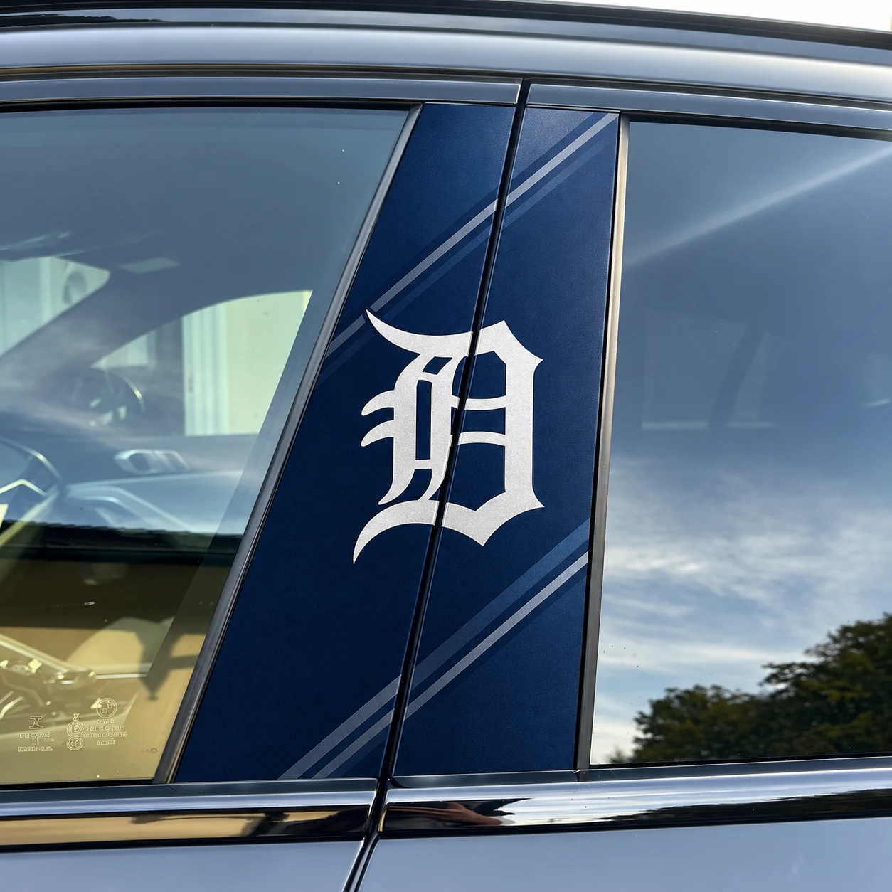 Detroit Tigers Car Pillar Wrap - Universal Fit