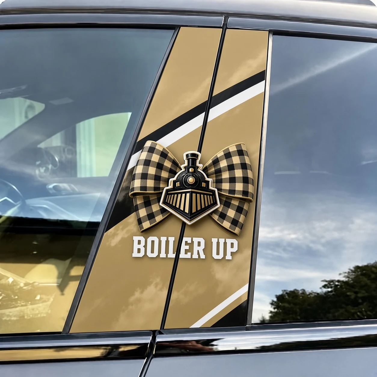 Purdue Boilermakers Car Pillar Wrap Special - Universal Fit