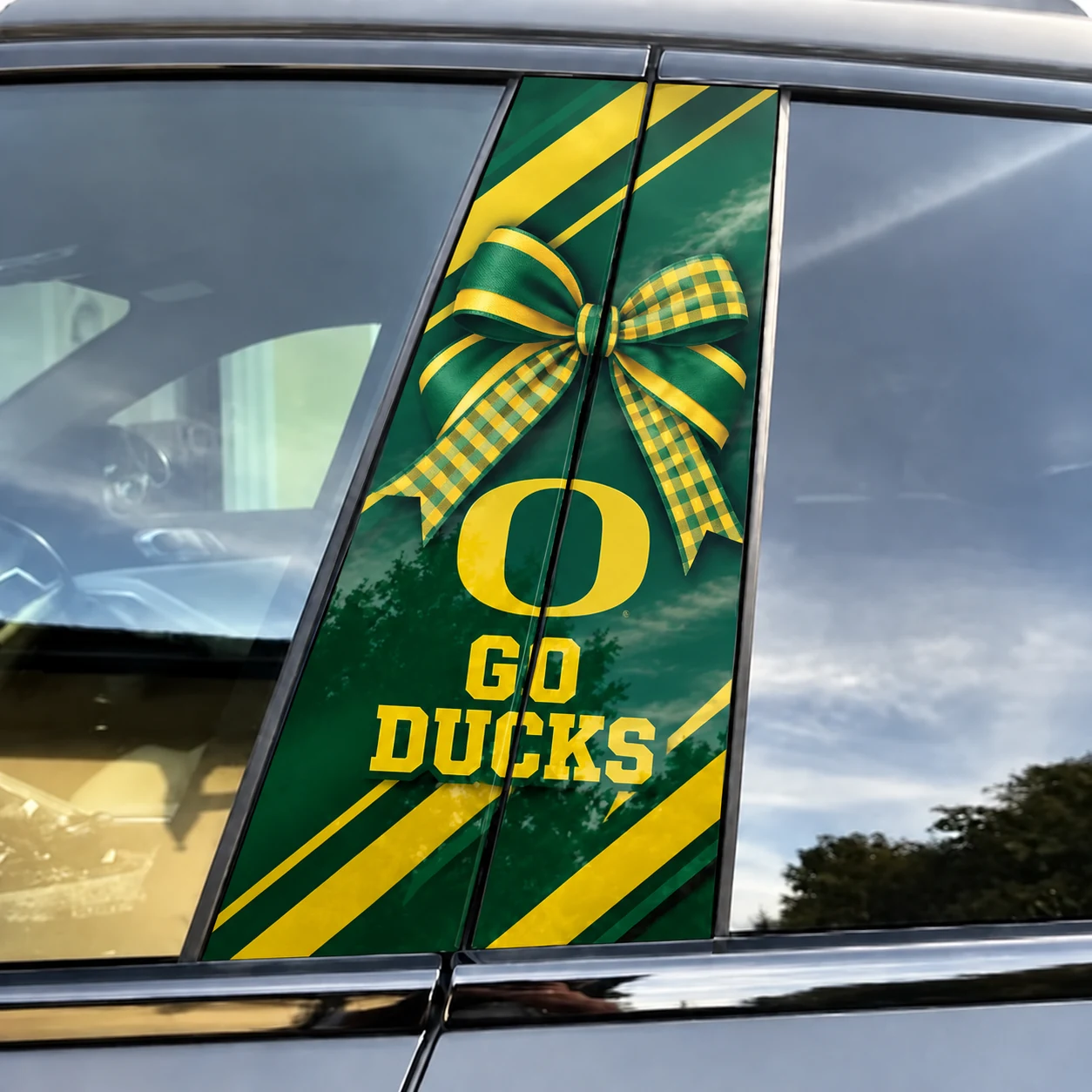 Oregon Ducks Car Pillar Wrap Special - Universal Fit