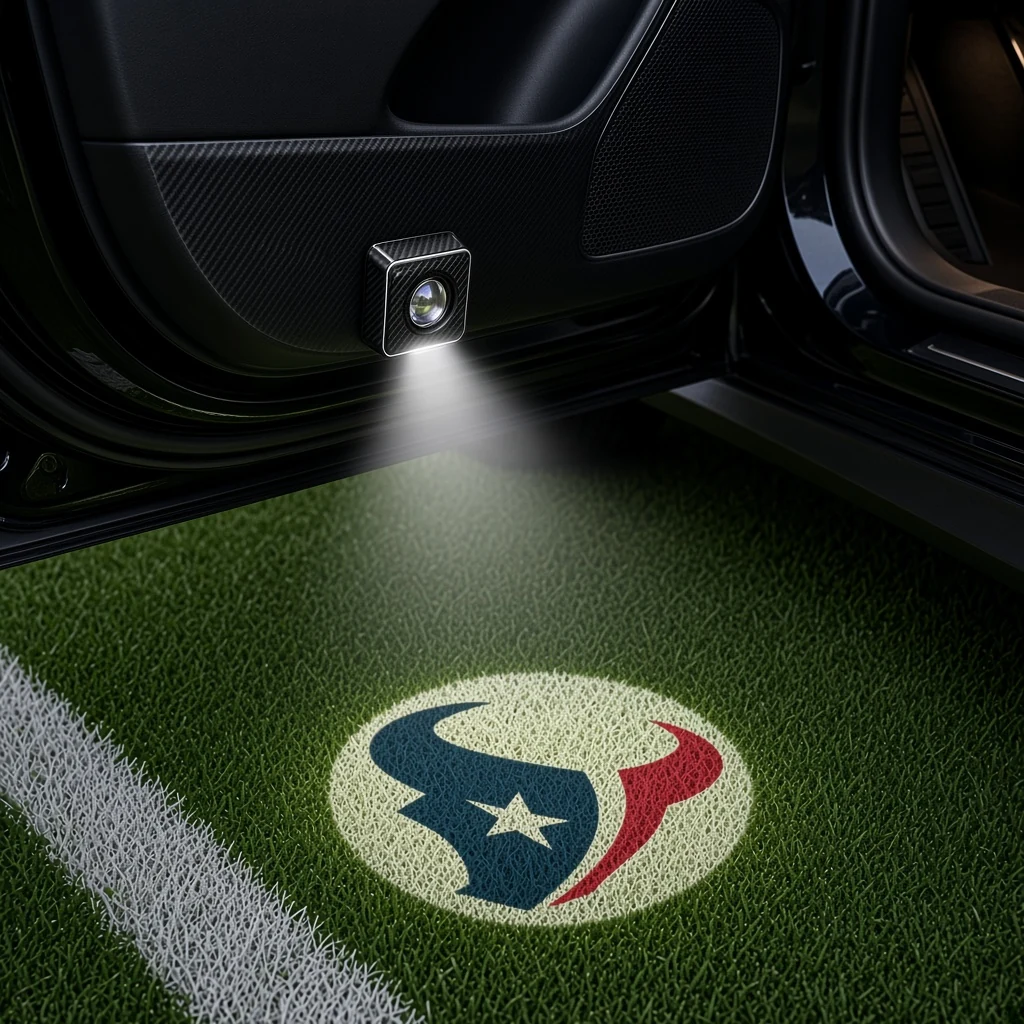 Houston Texans Football Car Door Projector Light