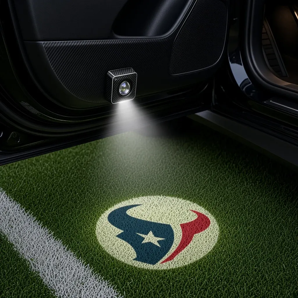 Houston Texans Football Car Door Projector Light