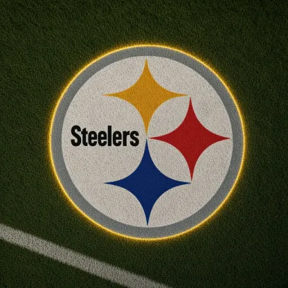 Pittsburgh Steelers Football Car Door Projector Light grass scene