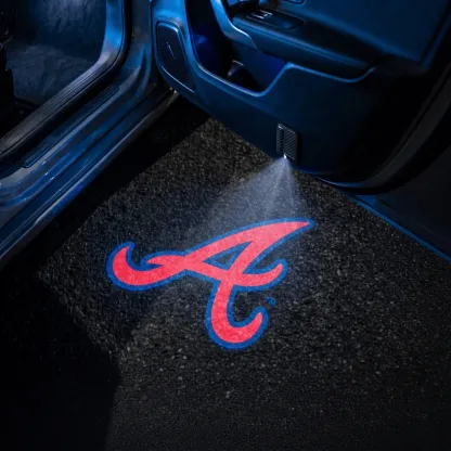 Braves Baseball Car Door Projector Light