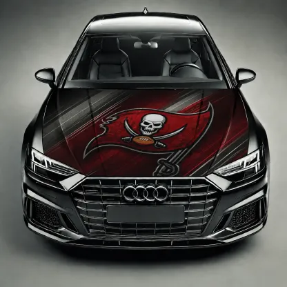 Tampa Bay Buccaneers Premium Car Hood Wrap - Universal Fit