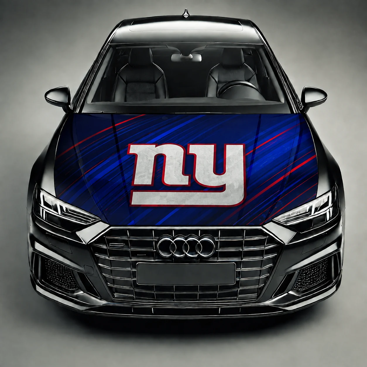 New York Giants Premium Car Hood Wrap - Universal Fit