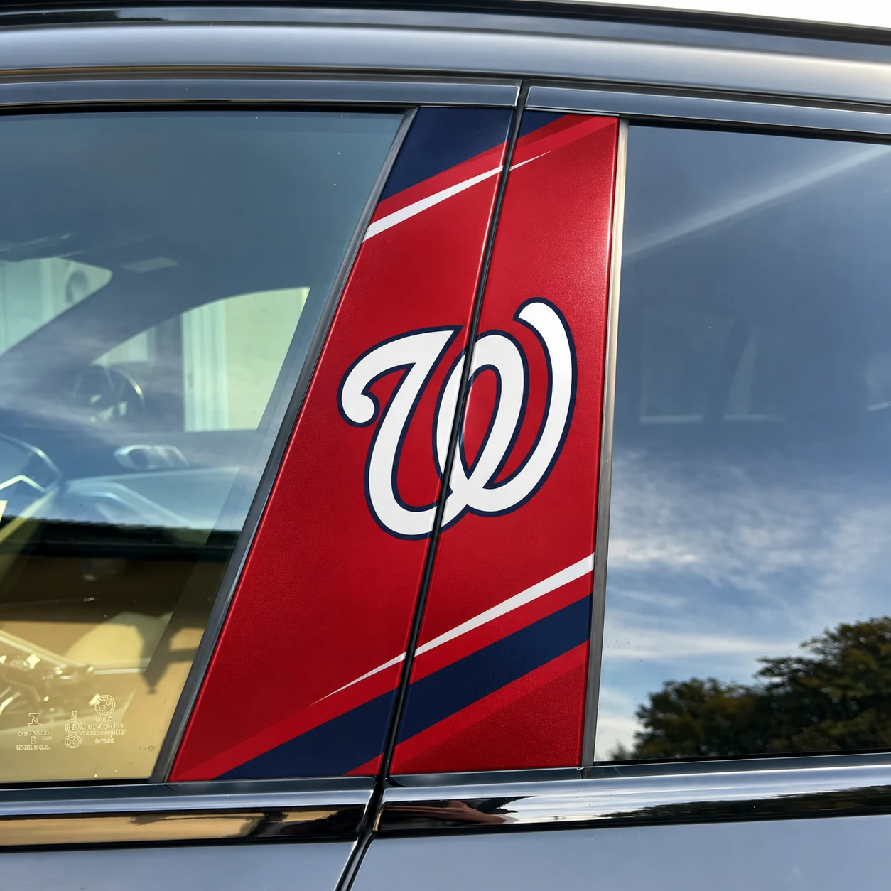 Washington Nationals Car Pillar Wrap - Universal Fit