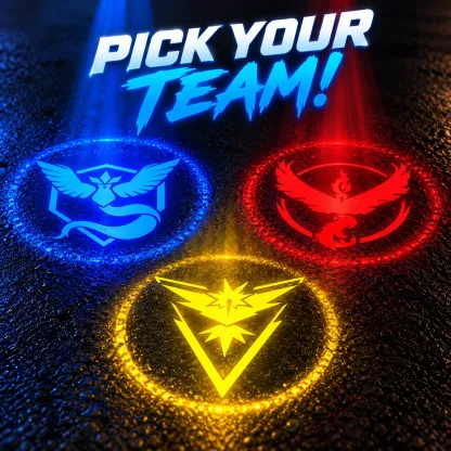 Pokemon GO Team Emblems Selection Overview