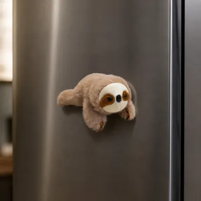 Magnetic Car Plush Sloth