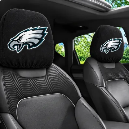 Philadelphia Eagles Football Car Headrest Covers - view 1