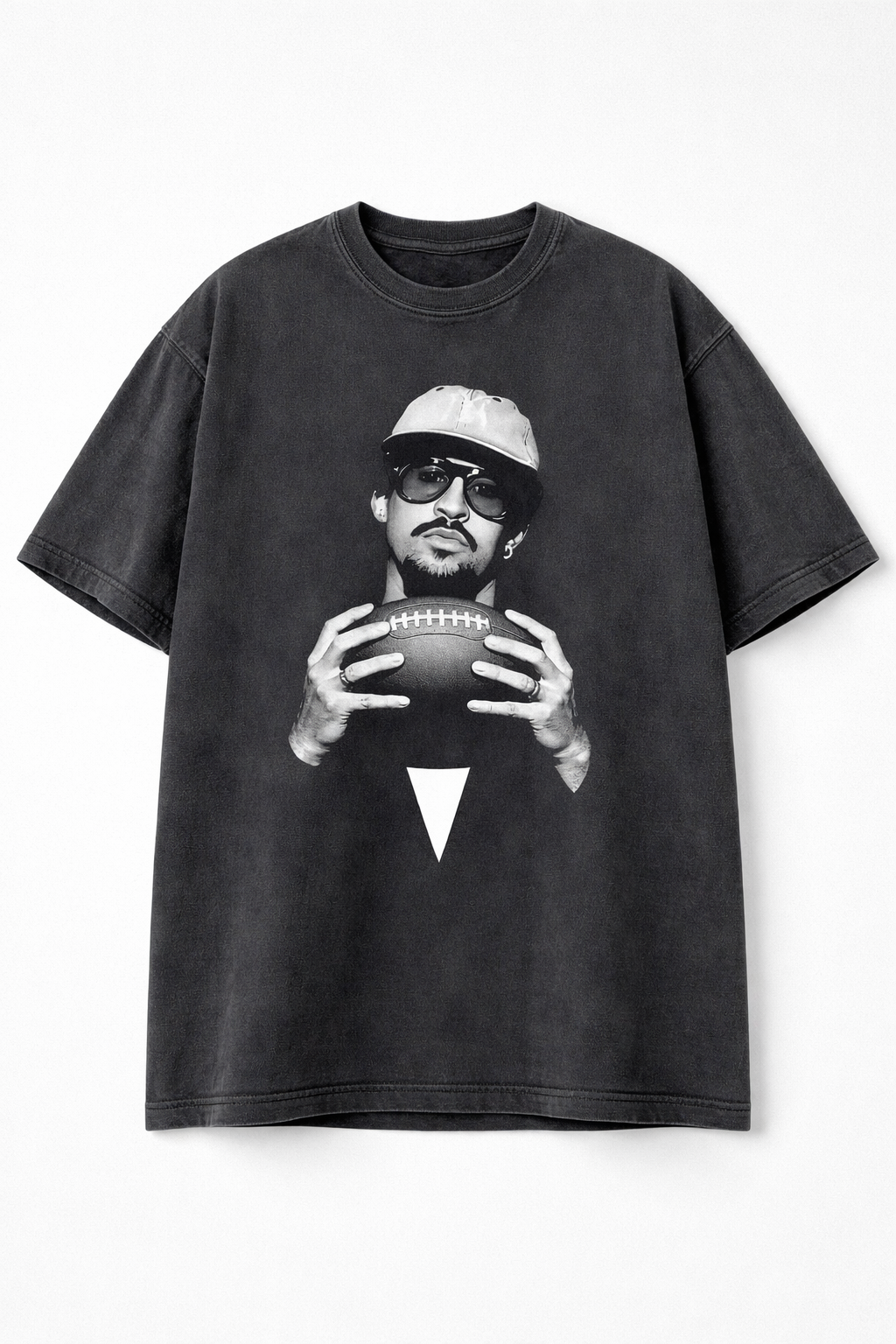 Benito Bowl Football Graphic Tee - Premium Heavyweight Vintage Wash